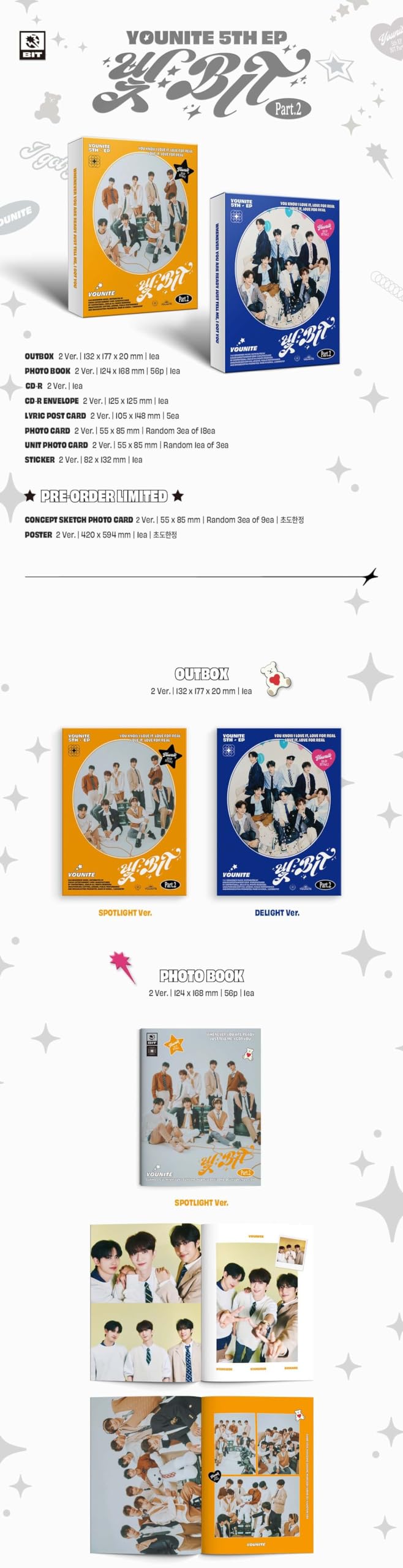 Amazon.co.jp: Light: BIT Part.2 YOUNITE KPOP Album (Korean